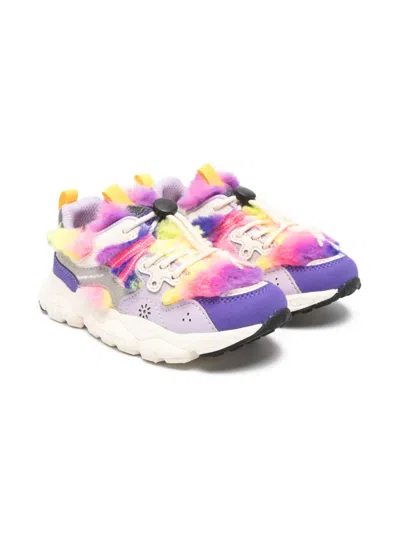 Flower Mountain Babies' Yamano 3 Sneakers In Purple
