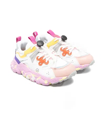 Flower Mountain Babies' Yamano 3 Sneakers In White