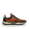 Flower Mountain Yamano 3 Sneakers With Suede And Fabric Blend In Multicolor