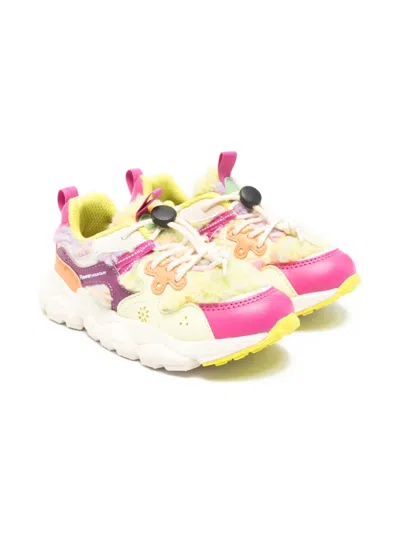 Flower Mountain Babies' Yamano 3 Sneakers In Yellow