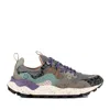 Flower Mountain Yamano 3 Spotted Suede And Nylon Sneakers In Multi