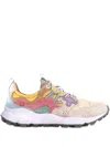 Flower Mountain Yamano 3 Suede Panelled Sneakers In Multi