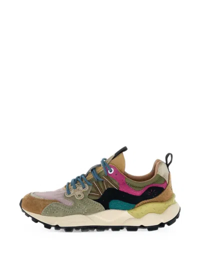 Flower Mountain Yamano 3 Suede Sneakers In Multi