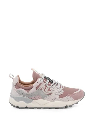Flower Mountain Yamano 3 Suede-panelled Perforated Sneakers In Multi