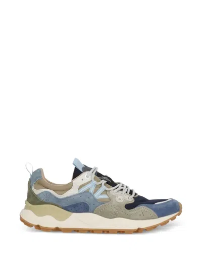 Flower Mountain Yamano 3 Suede-panelled Sneakers In Multi