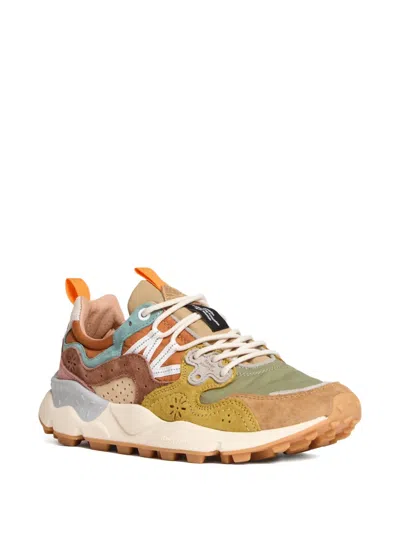 Flower Mountain Yamano 3 Trekking-laces Sneakers In Brown