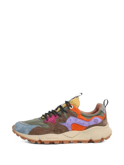 Flower Mountain Yamano 3 Uni Panelled Sneakers In Multi