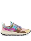 Flower Mountain Yamano 3 - Sneakers In Suede And Technical Fabric In Multicolour