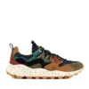 Flower Mountain Yamano 3 Uni Sneakers In Suede And Technical Fabric Multicolor In Multi