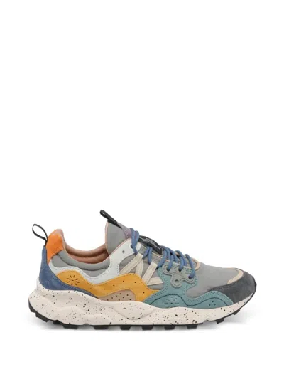 Flower Mountain Yamano 3 Uni Suede-panel Sneakers In Multi