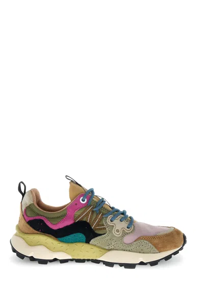 Flower Mountain Yamano 3 Suede Sneakers In Multi