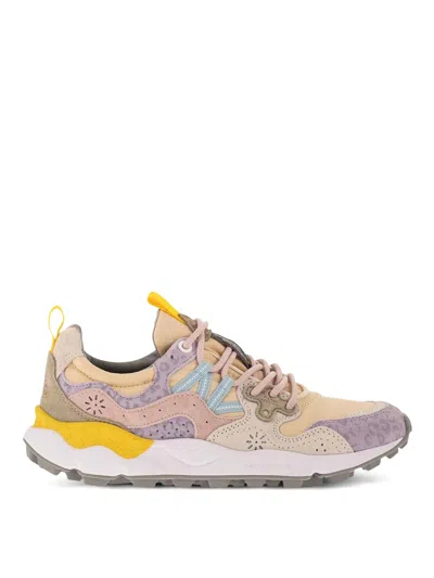 Flower Mountain Yamano 3 Woman Suede/nylon/animalier In Multi