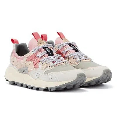 Pre-owned Flower Mountain Yamano 3 Women's Pink/grey Trainers