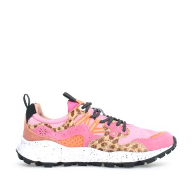 Flower Mountain Yamano Pink And Spotted Sneakers