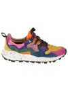 Flower Mountain Yamano 3 - Sneakers In Suede And Technical Fabric In Fuchsia