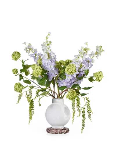 Flowerism Studio Delphinium Hydrangea Mix Bouquet In Multi