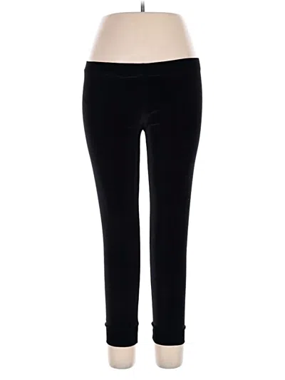 Pre-owned Flowers By Zoe Casual Pants In Black