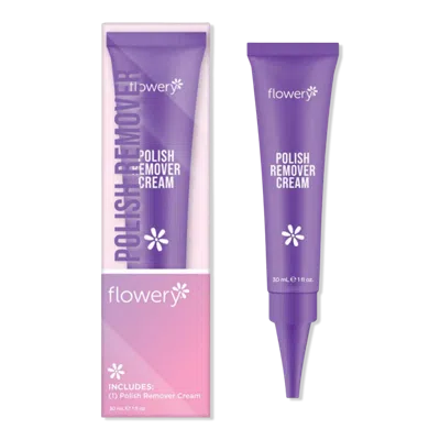 Flowery Polish Remover Cream With Nourishing Formula For Nails And Cuticles