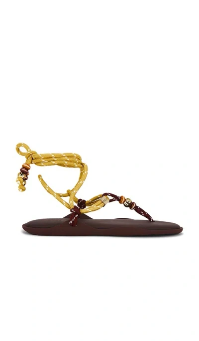 Flowze Flã² Twin Beaded Sandal In Blue