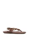 Flowze Fló Monocolor Rope Sandals In Multi