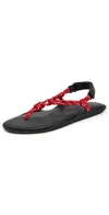 Flowze Flo Rope Sandals Red In Red