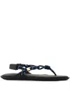 Flowze Flo Rope Sandals Blue In Blue