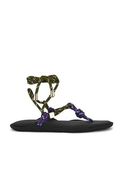Flowze Flo Twin Sandal In Black