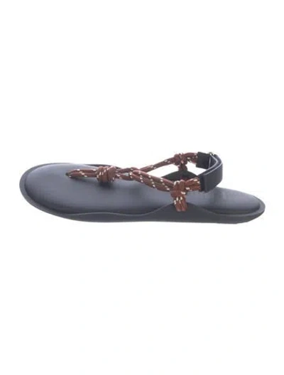 Pre-owned Flowze Rubber Sandals In Blue