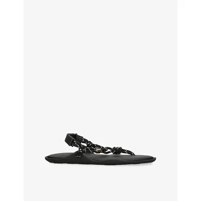 Flowze Womens Black Flò Woven Sandals Eur 38/5 Uk