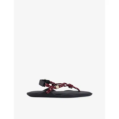 Flowze Womens Bordeaux Flo Woven Sandals Eur 41 / 8 Uk In Multi