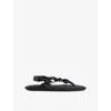 Flowze Fló Rope Sandals In Black