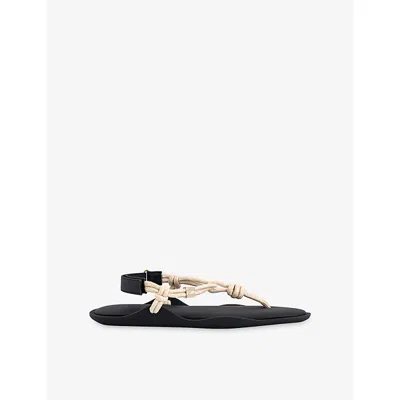 Flowze Womens Natural Flo Woven Sandals Eur 39 / 6 Uk In Multi