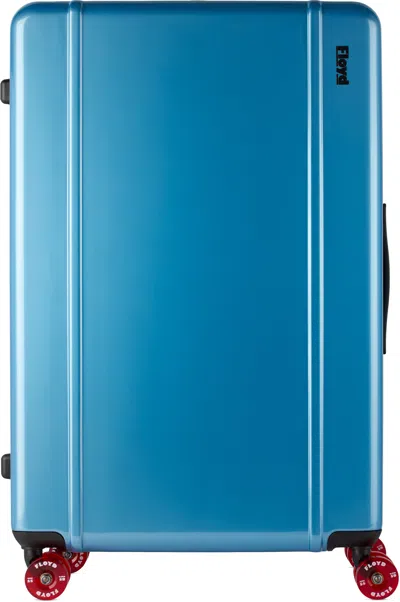Floyd Blue Trunk Suitcase In Pacific Blue