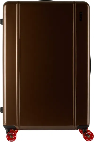 Floyd Brown  Trunk Suitcase In Bronco Brown