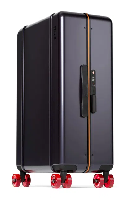 Floyd -  Check-in Luggage - Navy In Purple