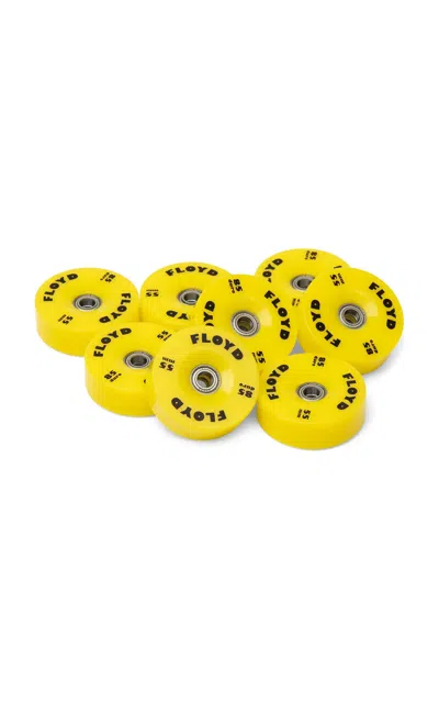 Floyd -  Wheel Set Luggage - Yellow In Pattern