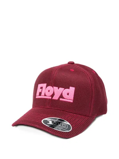 Floyd Logo-embroidery Baseball Cap In Burgundy