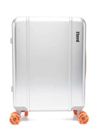 Floyd Logo-detail Suitcase (set Of Four) In Silver