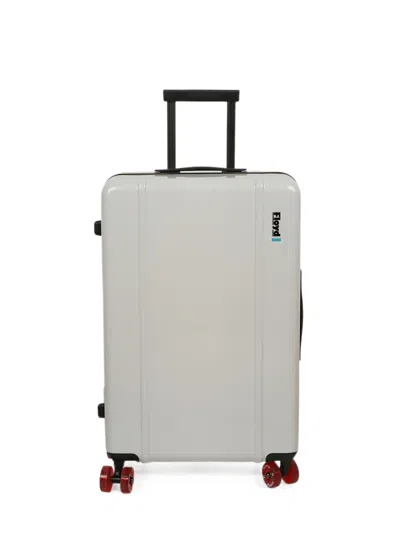 Floyd Logo-print Four-wheel Suitcase In White