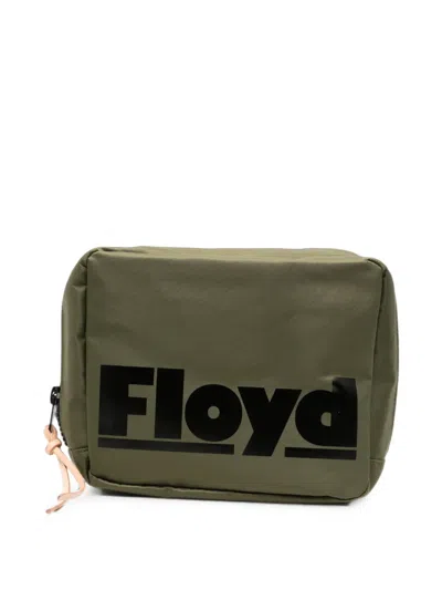 Floyd Logo-print Wash Bag In Green