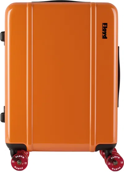 Floyd Orange  Cabin Suitcase In Hot Orange