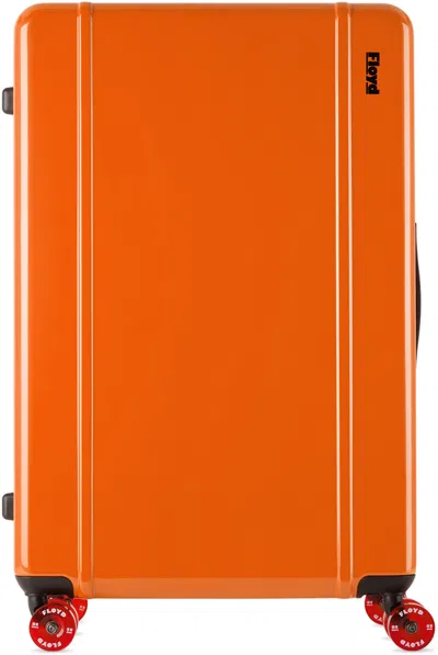 Floyd Orange Trunk Suitcase In Hot Orange