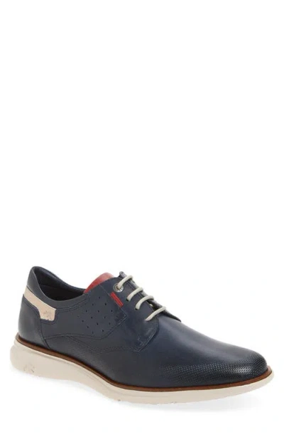 Fluchos Fenix Perforated Toe Derby In Blue