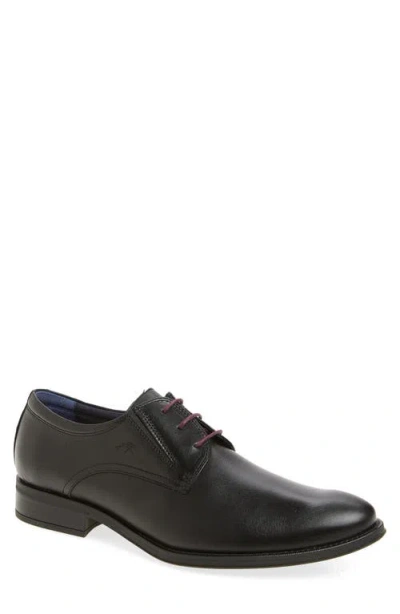 Fluchos Heracles Plain Toe Derby In Black