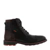 Fluchos Men's Terry Tie Boot In Black In Black
