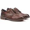 Fluchos Men's Terry Tie Derby Shoes In Habana Camel In Multi