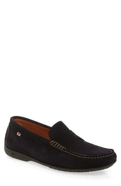 Fluchos Samoa Penny Loafer In Black