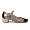 Fluchos Women's Frida Heeled Mary Jane Shoes In Lamin Marmota In Multi