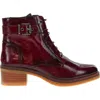 Fluchos Women's Lucero Ankle Boots In Red In Red