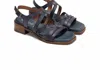 Fluchos Women's Poleo Sandals In Texas Navy In Multi